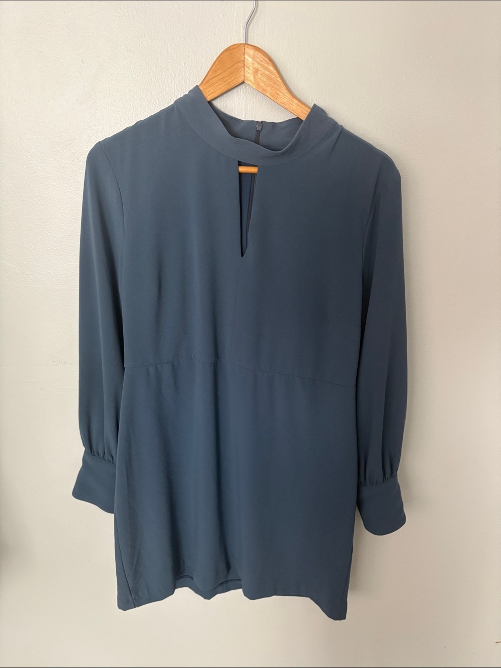 Banana Republic Mock Neck Keyhole Sheath Mini Dress